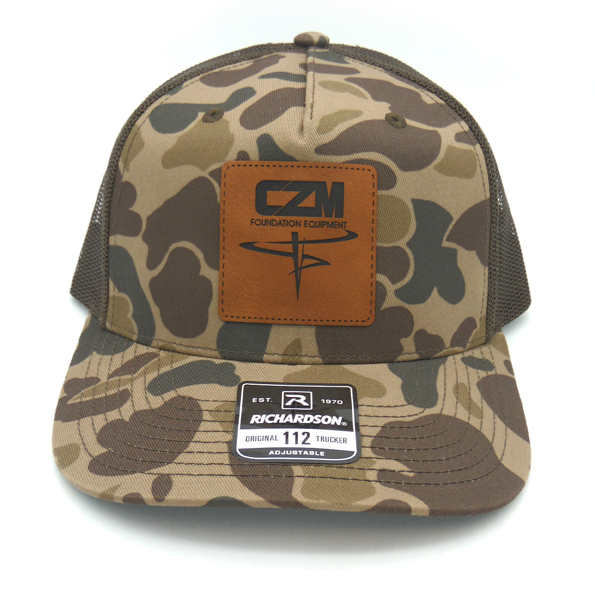 CZM Leather Patch Hat