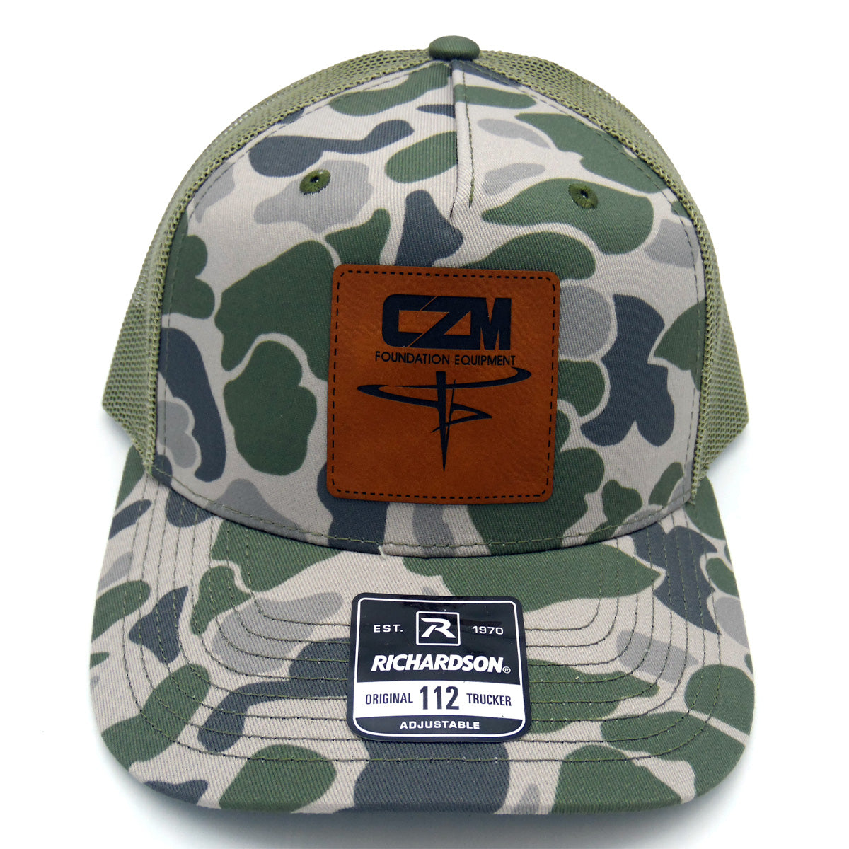 CZM Leather Patch Hat